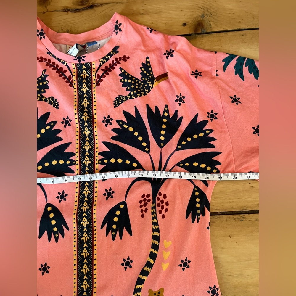 NWT Farm Rio Printed Shift Mini Dress Size Small - Picture 8 of 9